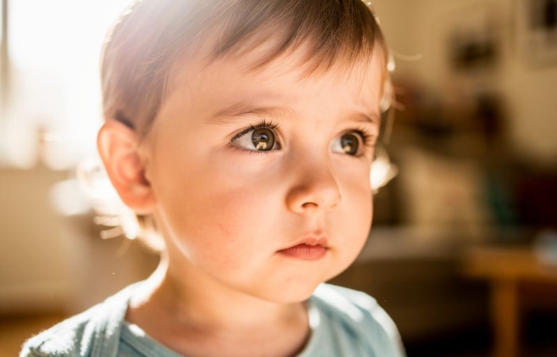 Exemple 1 - Portrait : placer les yeux sur la ligne supérieure